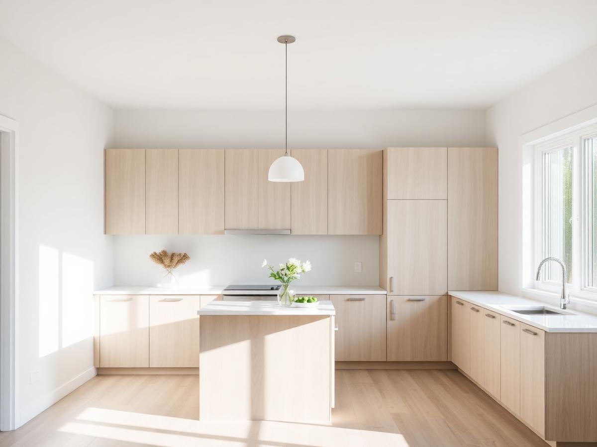 Bright modern kitchen in a Greater Edmonton home